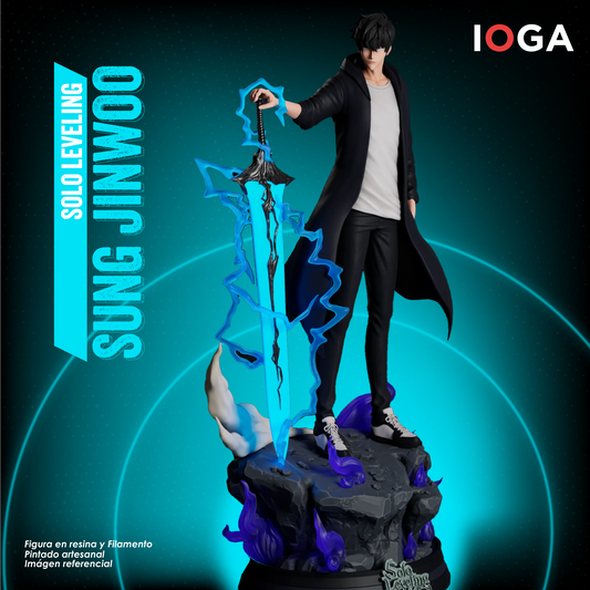 Estatua Premium Sung Jinwoo - Solo Leveling